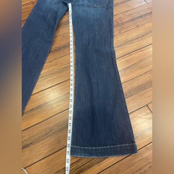 Women’s gap 1969 long and lean dark wash jeans size 27 x 31 - Picture 3 of 9